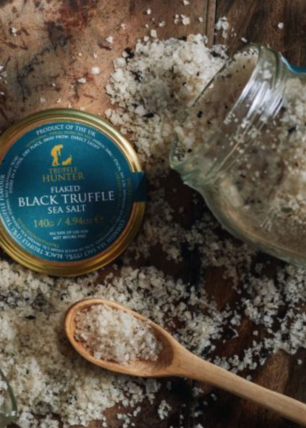 Flaked Black Truffle Sea Salt