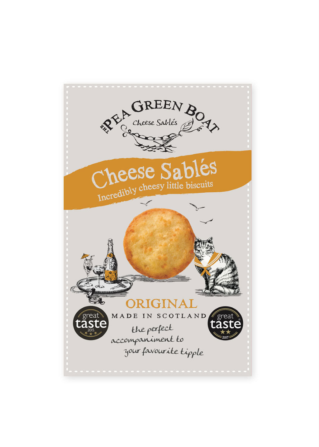 Pea Green Boat Cheese Sablés | Original