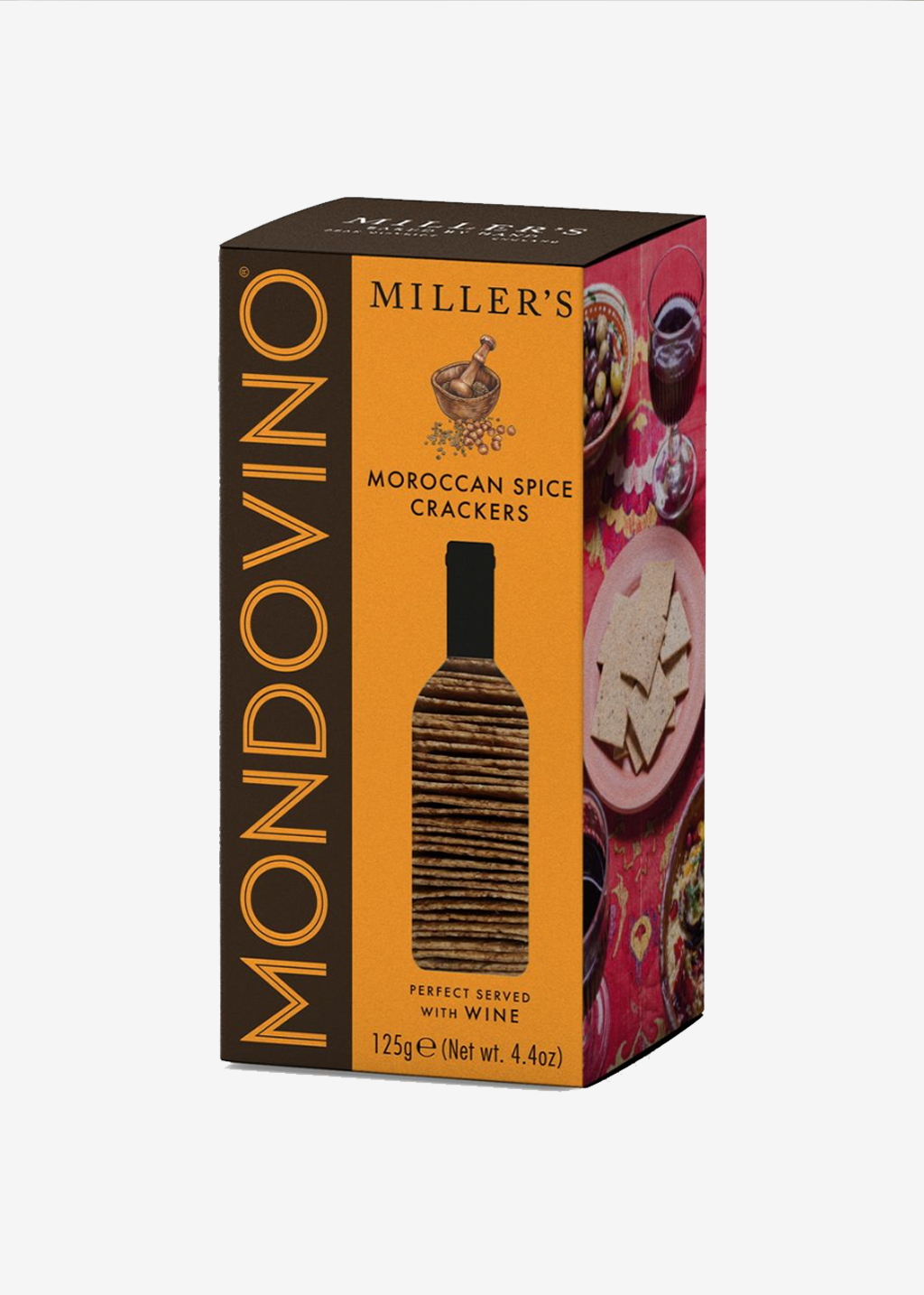 Mondovino Moroccan Spice Crackers