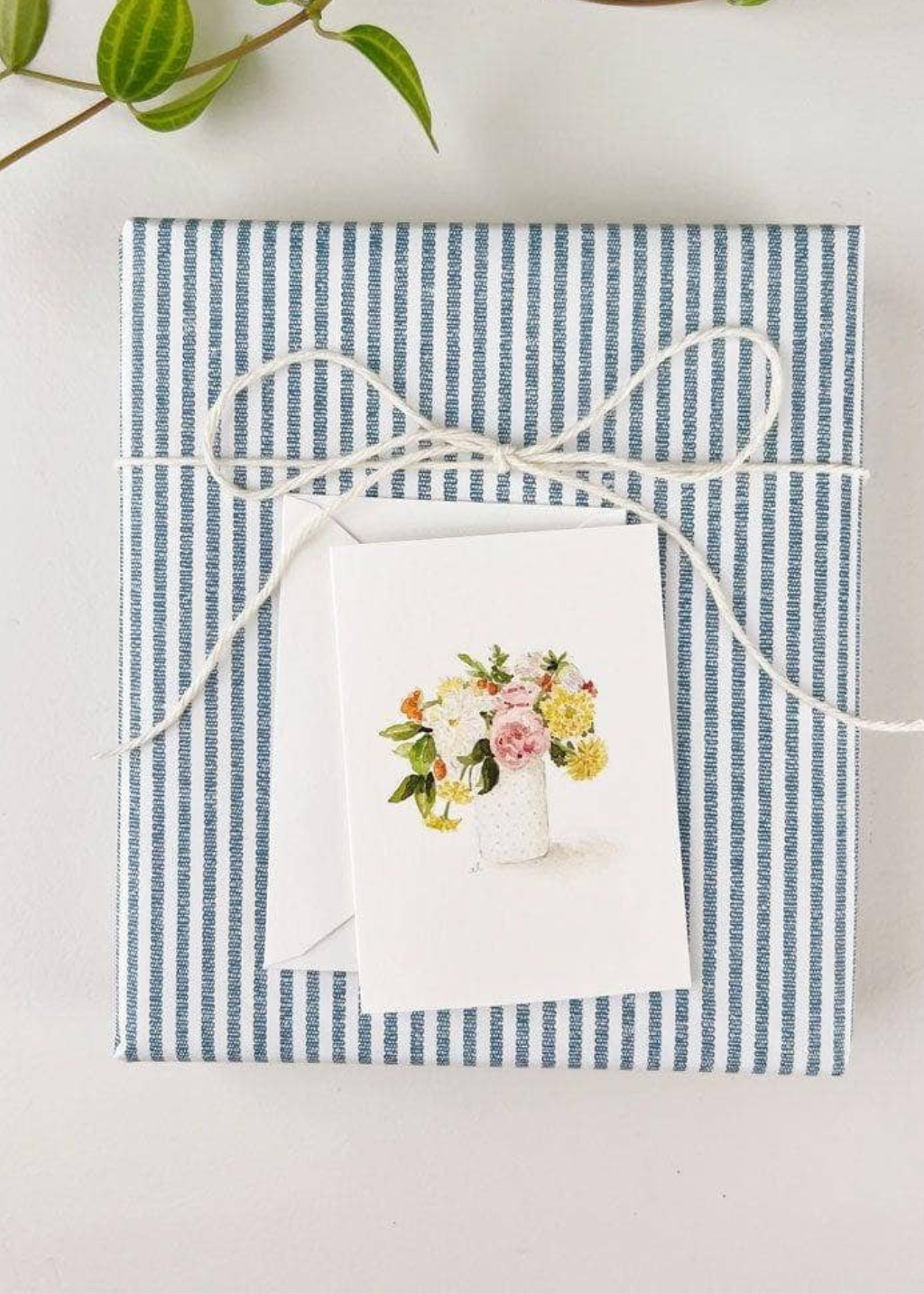 Hobnail Bouquet Mini Notecard