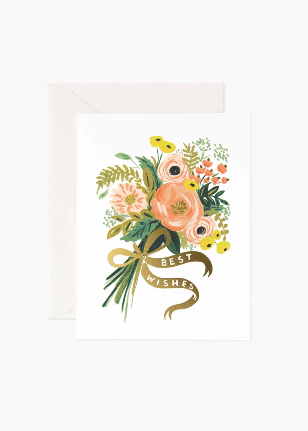 Best Wishes Bouquet Card