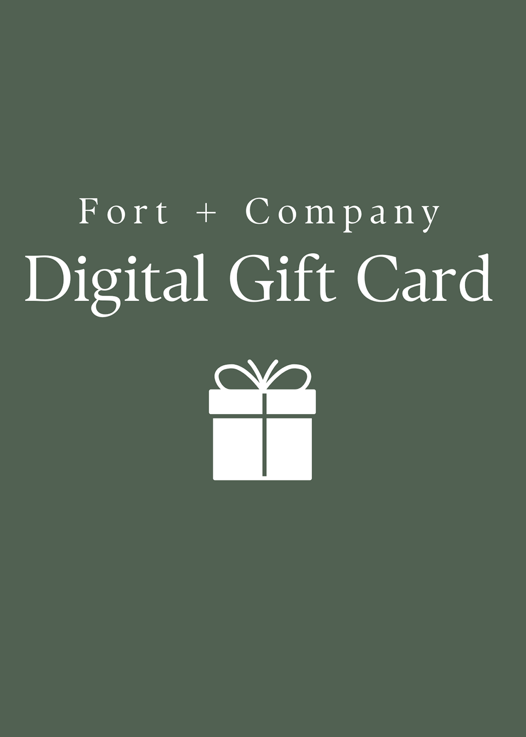 Digital Gift Card