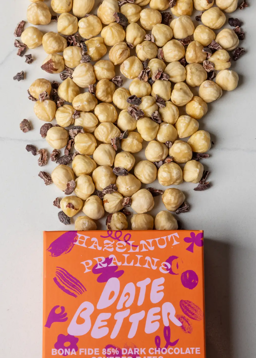 Chocolate Dates | Hazelnut Praline