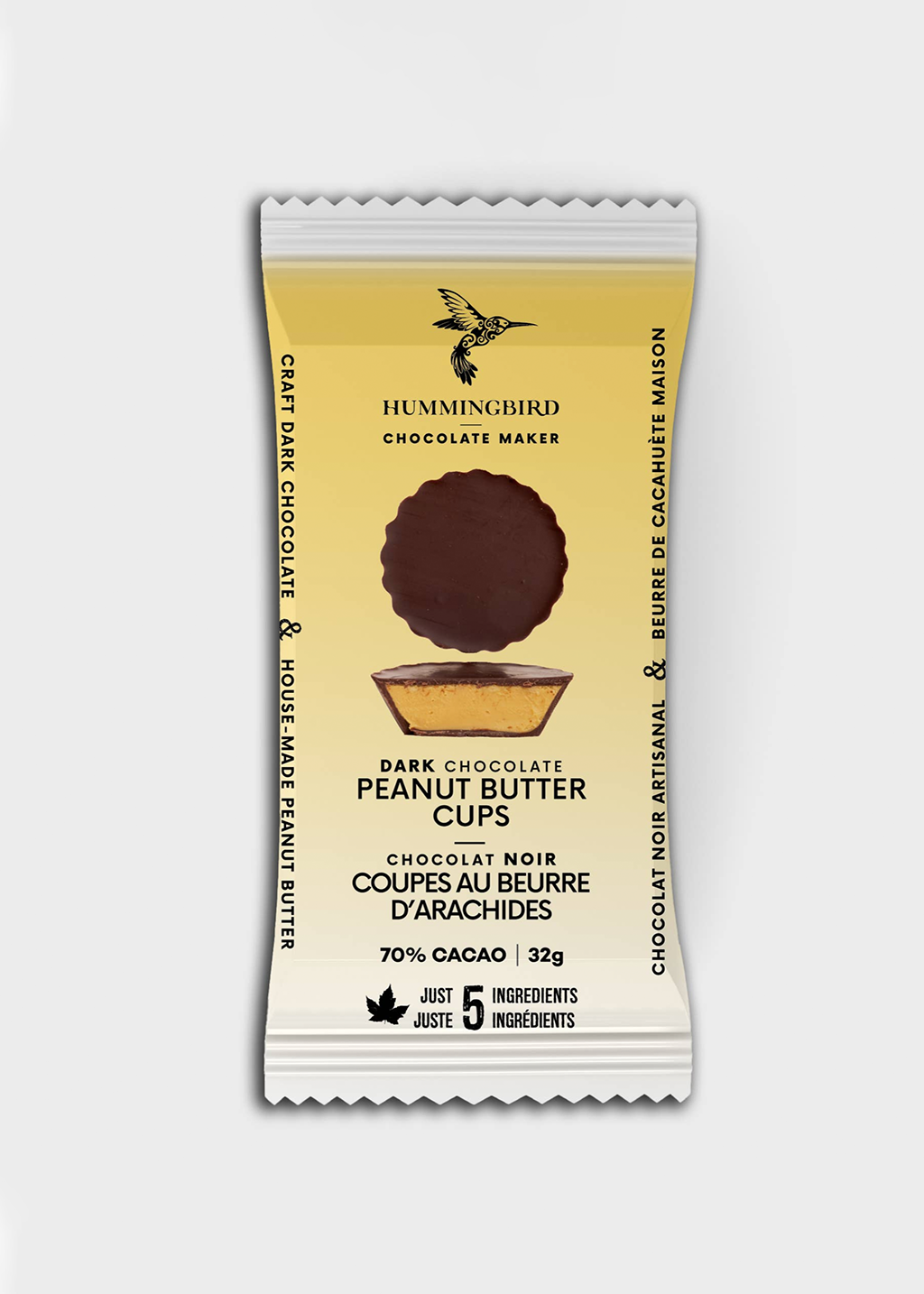Hummingbird Chocolate Maker Dark Peanut Butter Cups