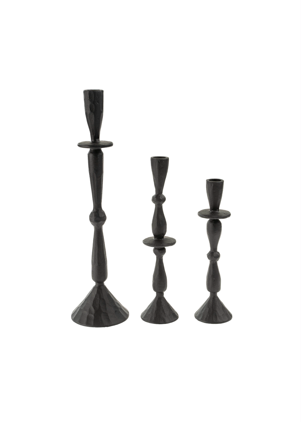 Imani Candle Holder L | Black