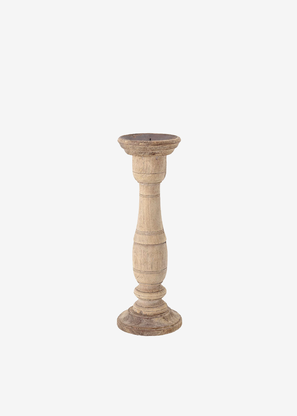 Wood & Metal Candle Holder | L