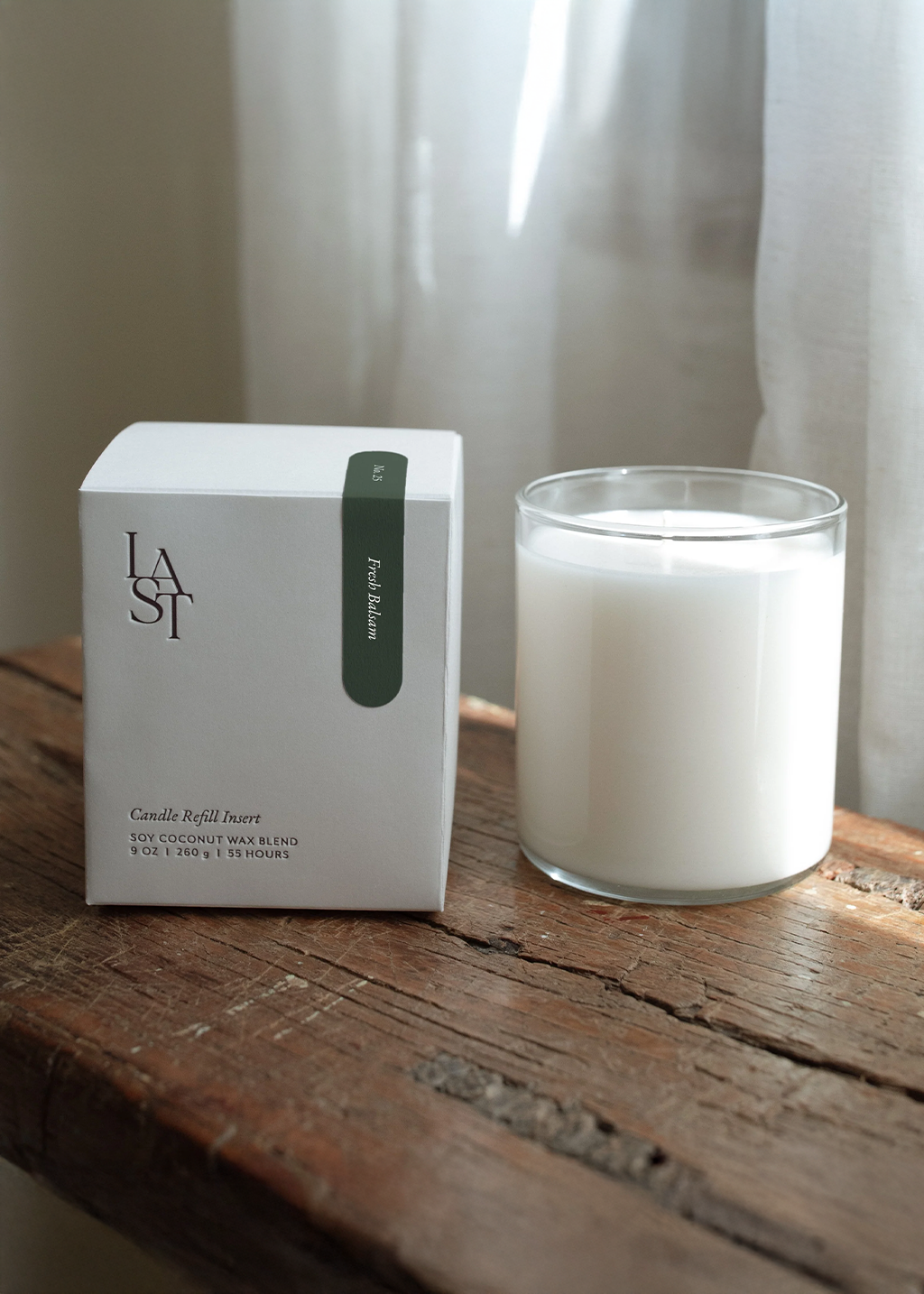 No. 25 | Fresh Balsam Candle Refill Insert