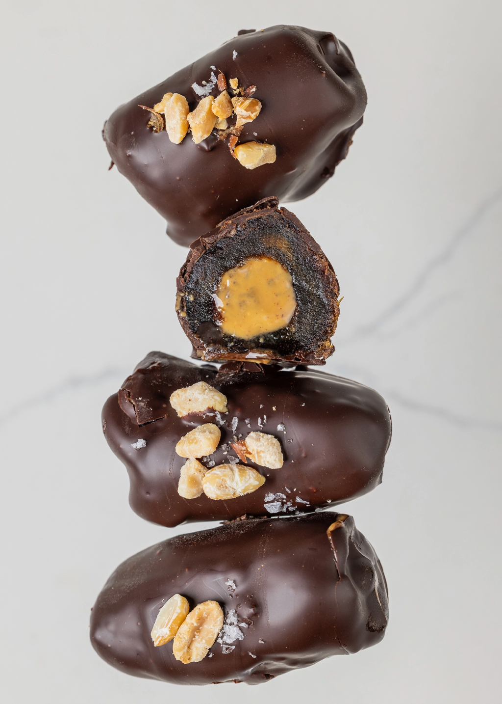 Chocolate Dates | Peanut Butter Crunch