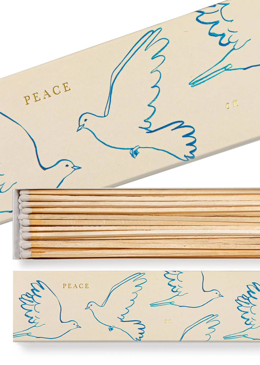 Peace Long Christmas Matchbox
