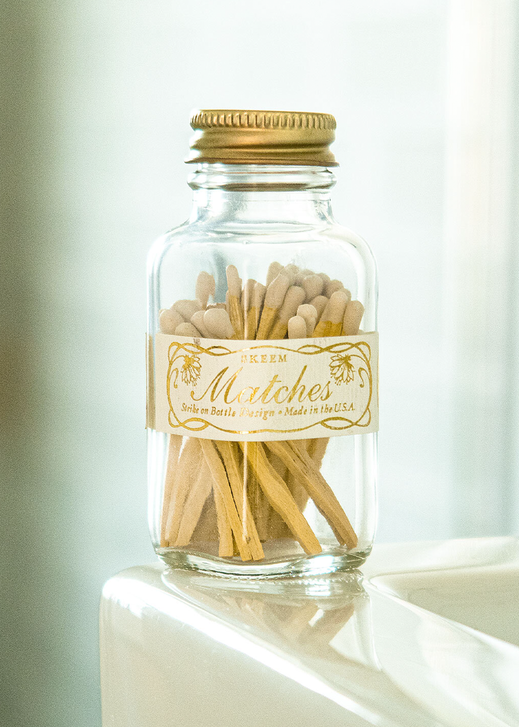 Mini Apothecary Match Bottle