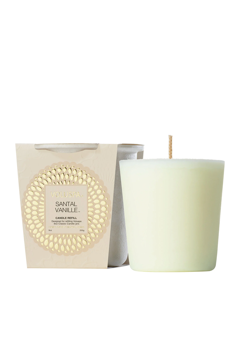 Santal Vanille 9oz Candle Refill