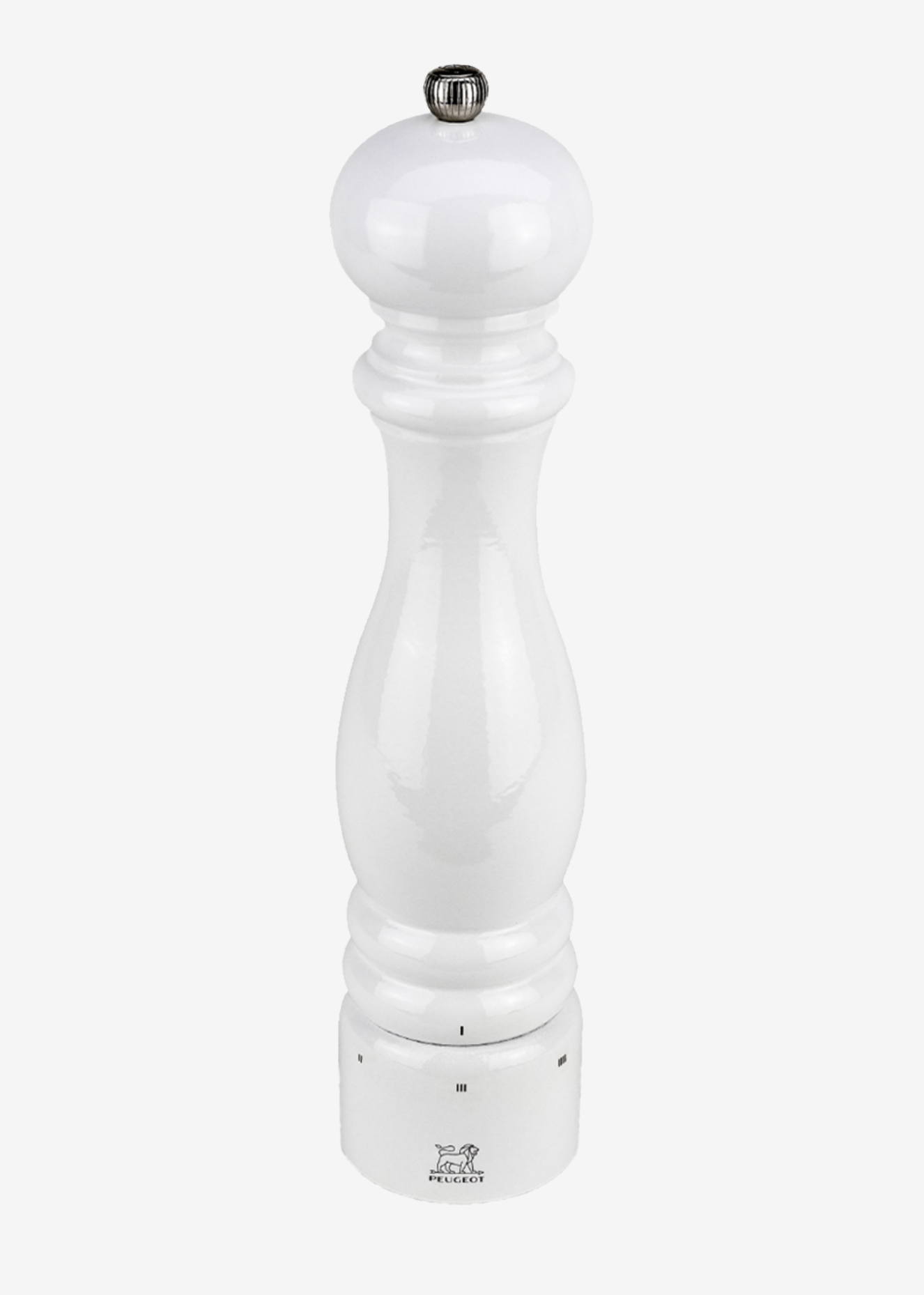 12" Paris Salt Mill | White Lacquer