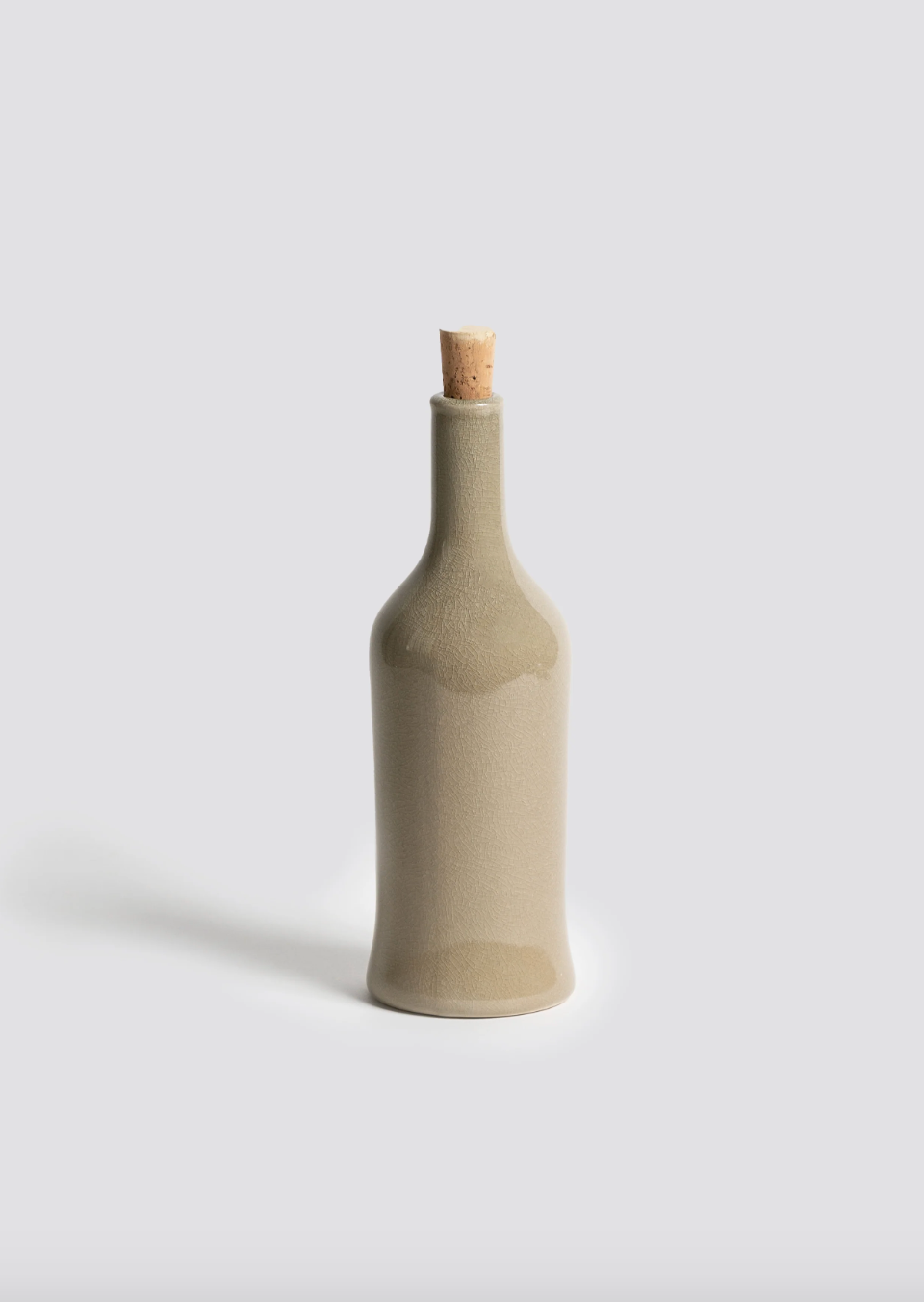 Stoneware Olive Oil Dispenser - Brutto 21oz. |  Linen