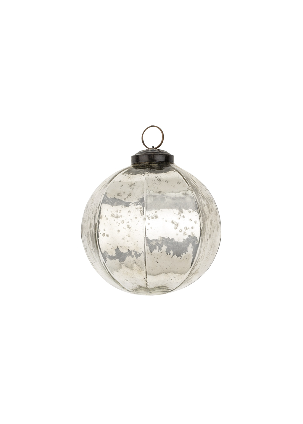 Silverfrost Bands Ornament | L