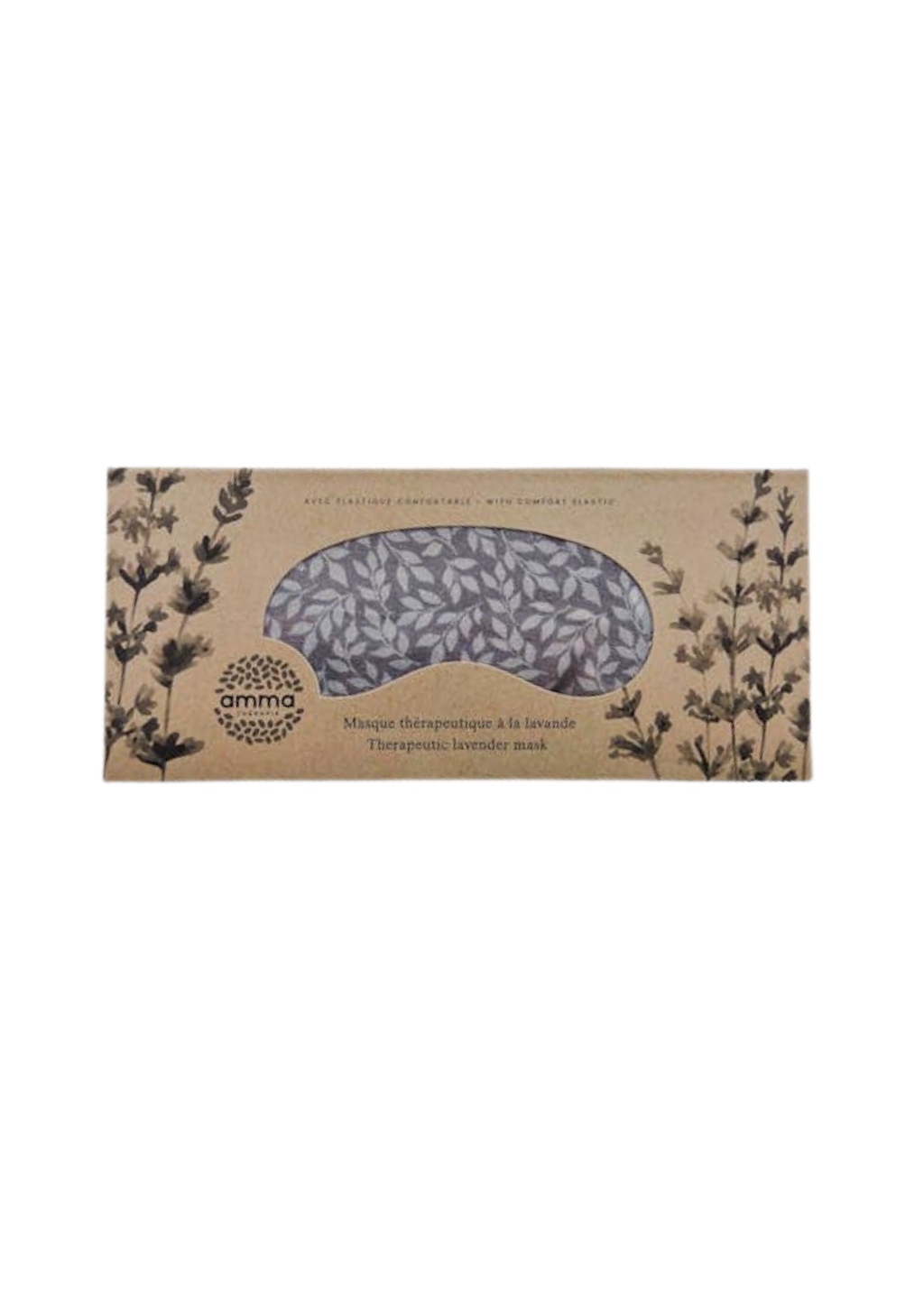 Therapeutic lavender eye mask | Folia print