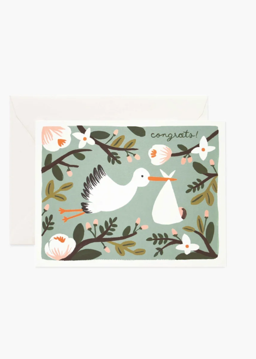 Congrats Stork Card