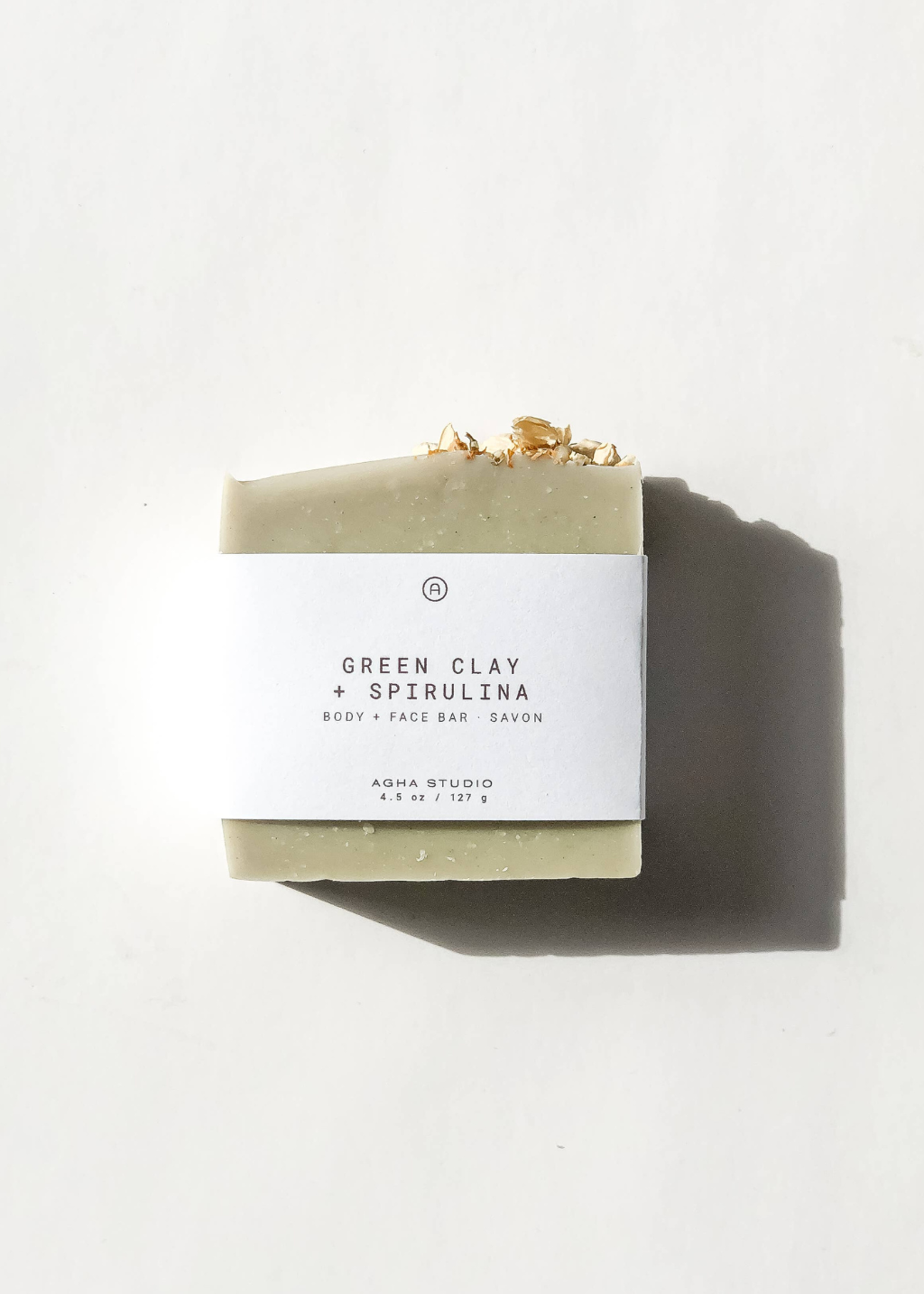 Green Clay Spirulina Body + Face Bar