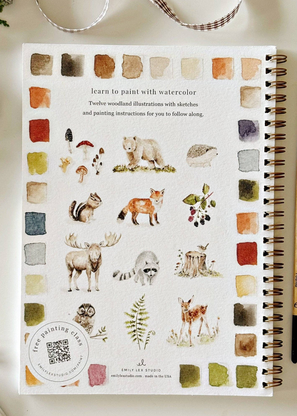 Watercolour Workbook | Woodland