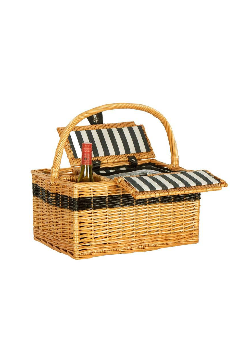 Willow Insulated Picnic Basket | 2 Wine Bottle