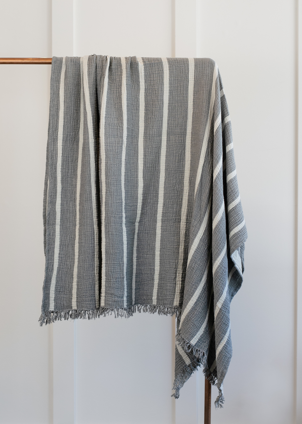 The Ahoy Throw | Stone Grey