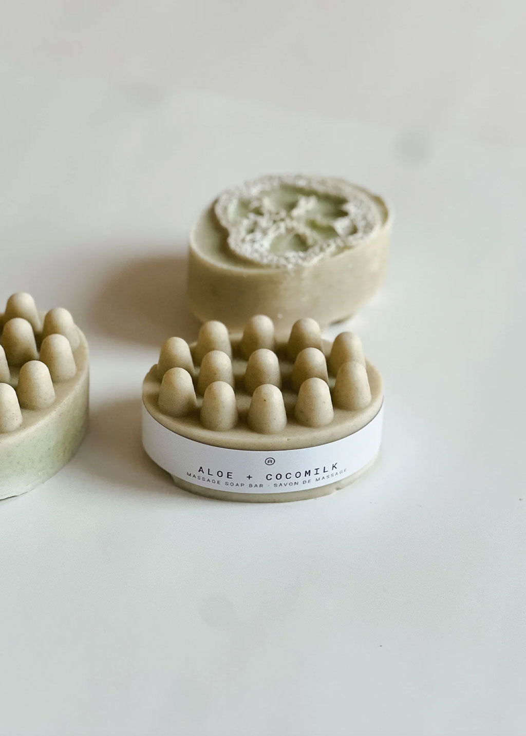 Agha Studio | Aloe + Cocomilk Massage Soap Bar