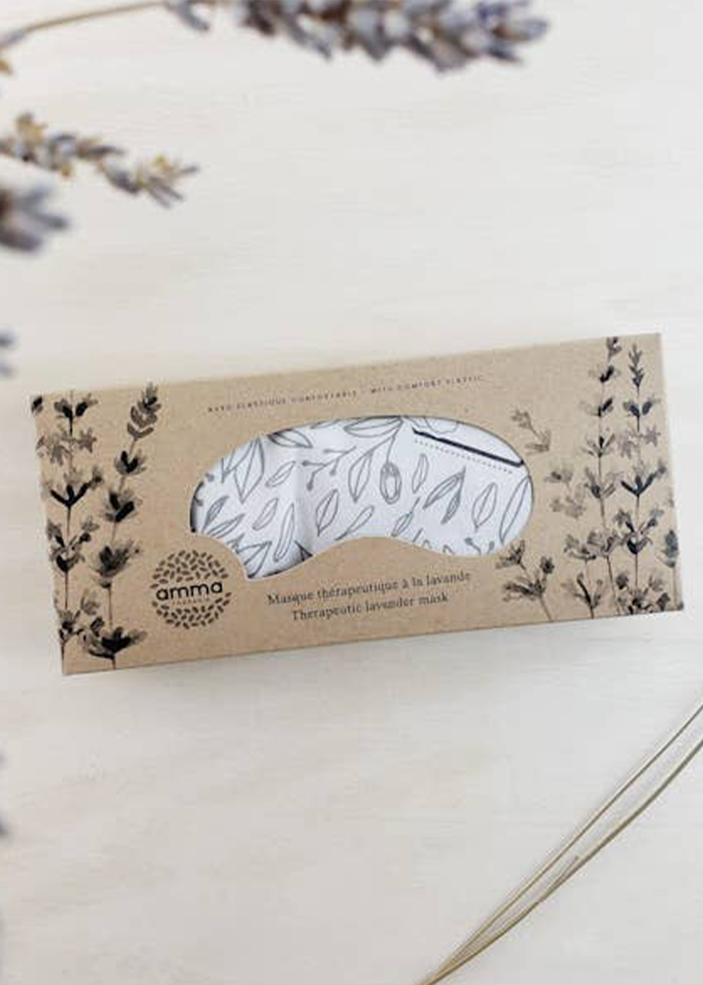 Therapeutic Lavender Eye Mask | Geo Floral