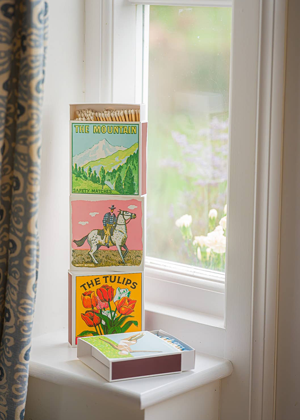 The Tulips Square Matchbox