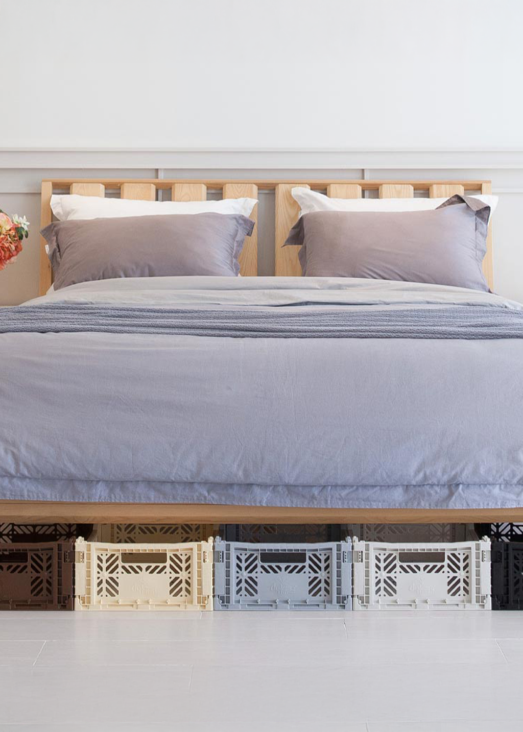 Maxi Foldable Crate | Coconut Milk