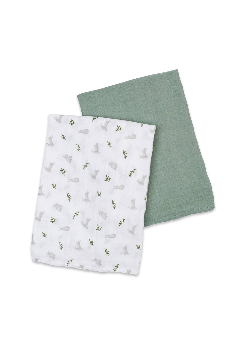 2pk Cotton Swaddle Blankets | Bunnies & Fern