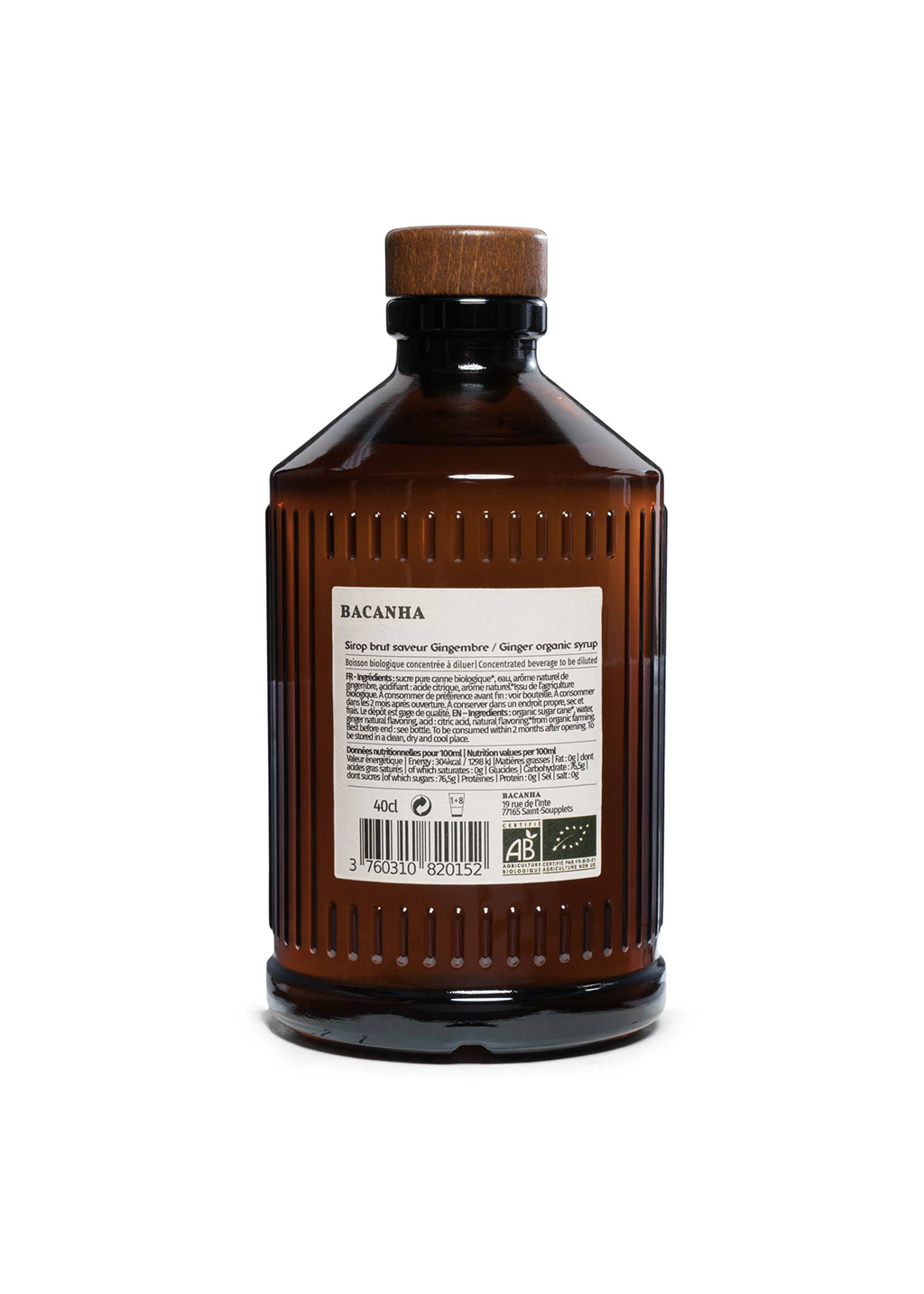 Raw Ginger Syrup 400ml