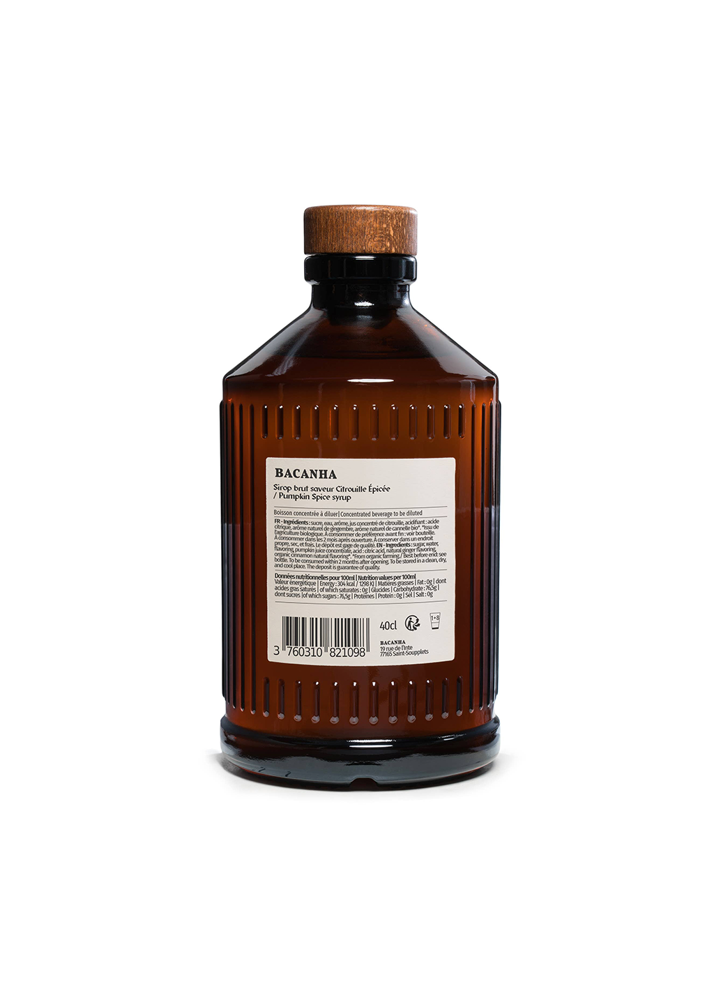 Raw Pumpkin Spice Syrup 400ml