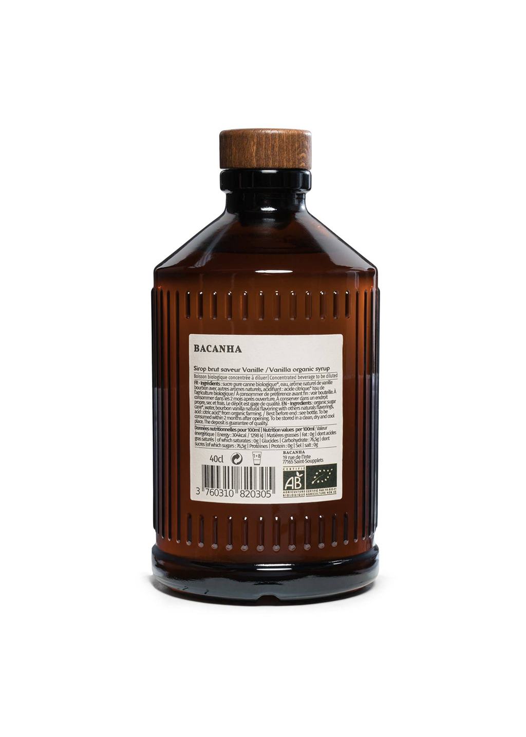 Raw Vanilla Syrup 400ml