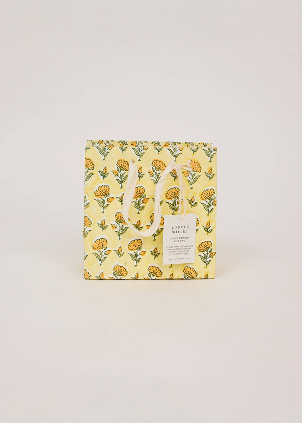 Block Print Gift Bag | Sunshine Refresh (S)