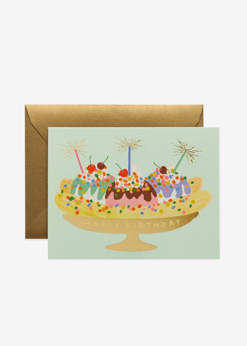 Banana Split Birthday Card