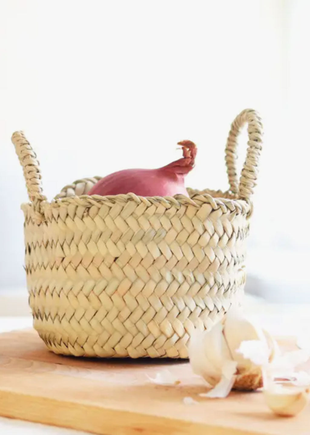 Tiny Beldi Straw Basket