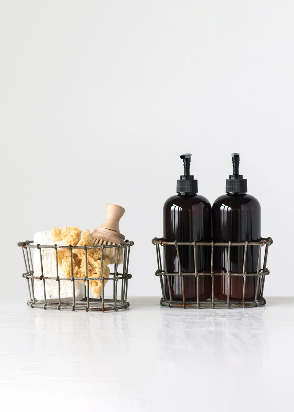 Wire Soap Bottle Basket