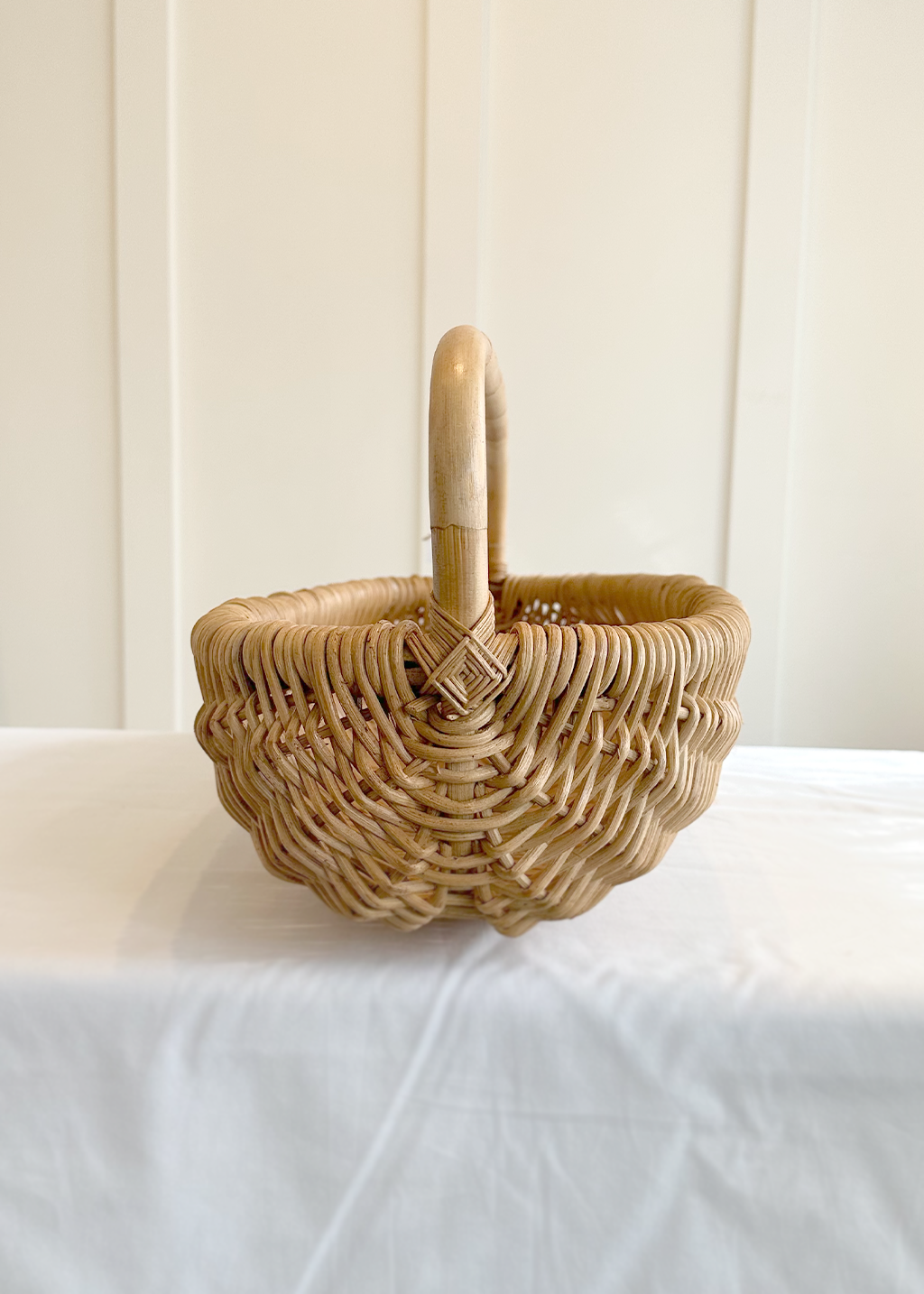 Handwoven Rattan Basket