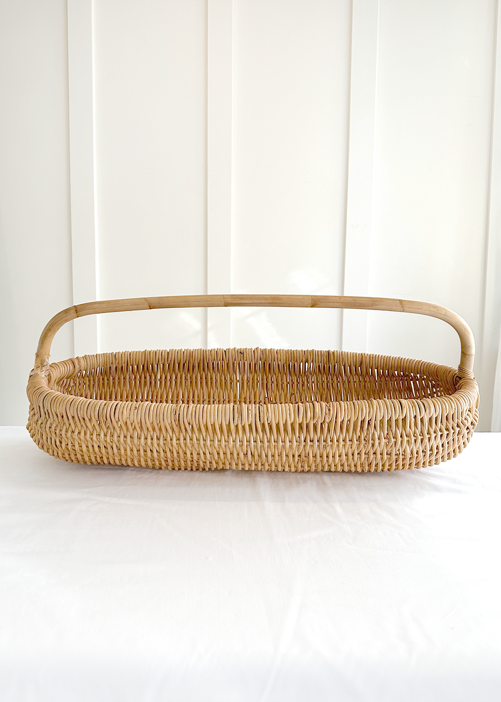 Handwoven Rattan Basket