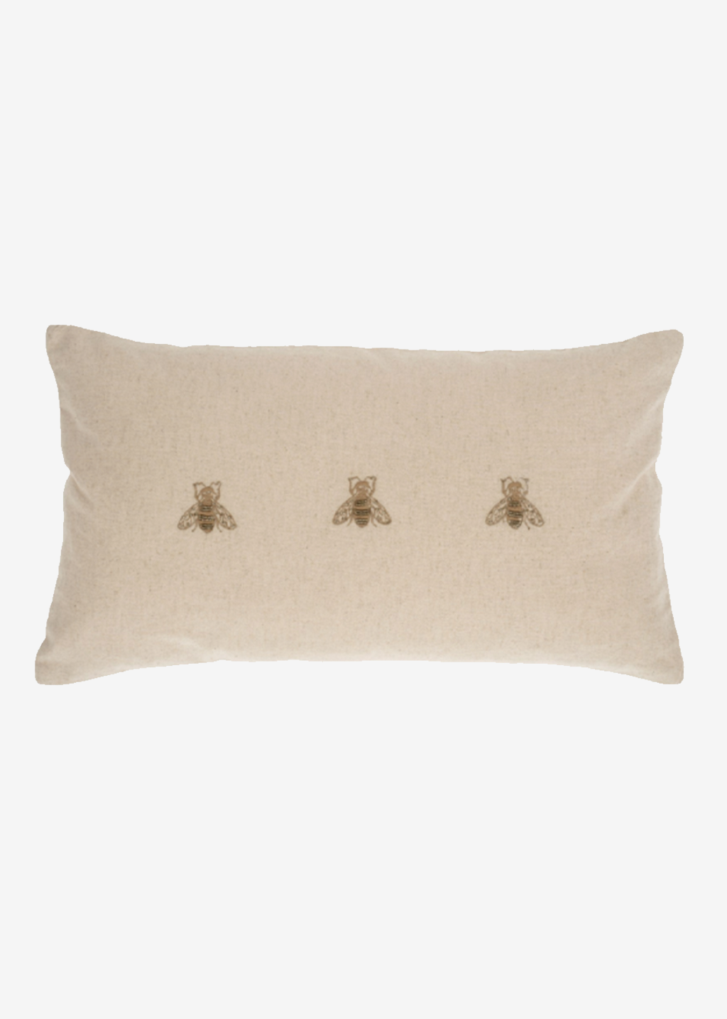 14x31 Embroidered Bee Pillow