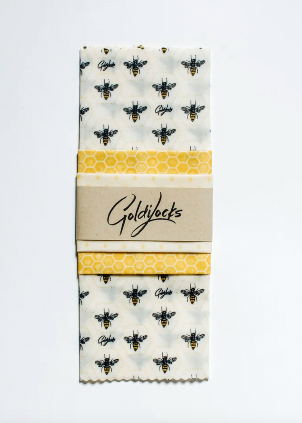 Beeswax Wraps S/3 | Honeybees