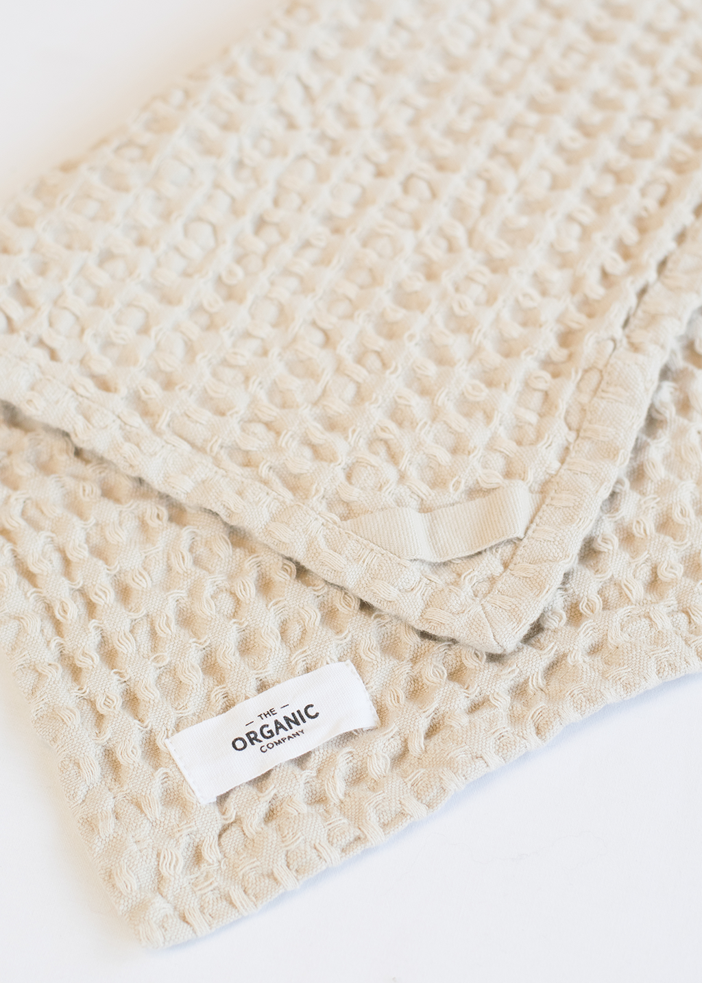 The Organic Company Big Waffle Kitchen and Wash Cloth Stone