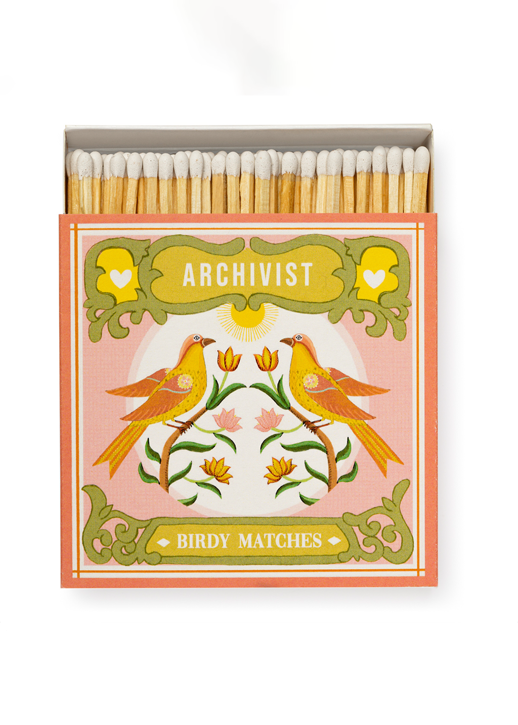 Ariane's Birdy Matches Square Matchbox