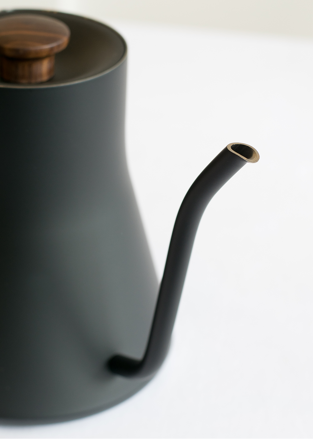 Stagg EKG Pour Over Kettle | Matte Black Walnut