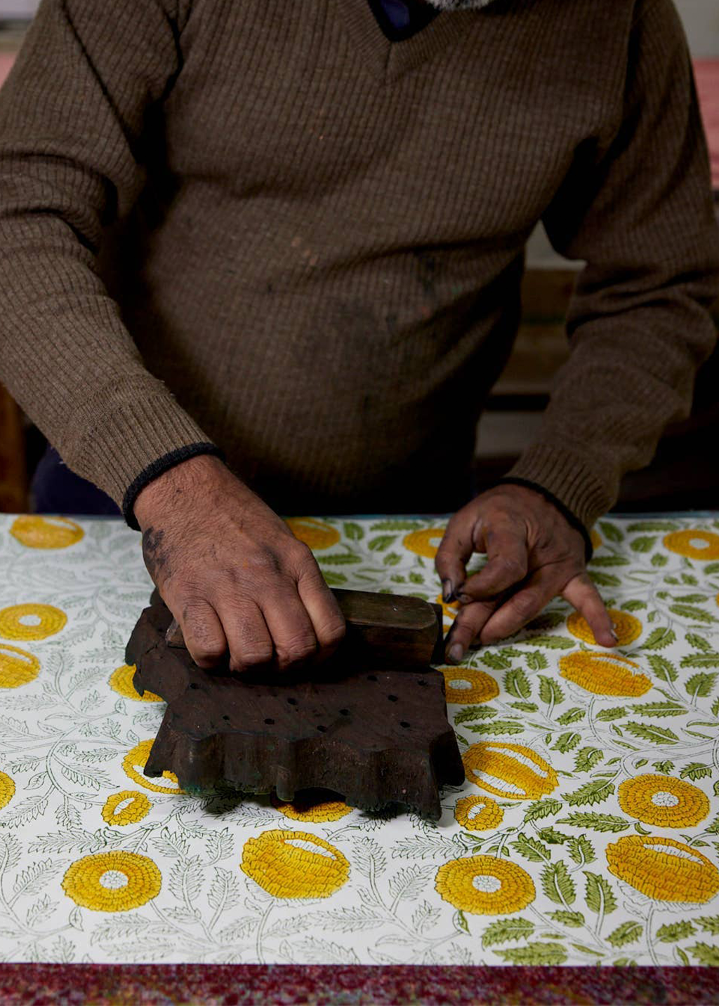 Block Print Gift Bag | Sunshine (S)