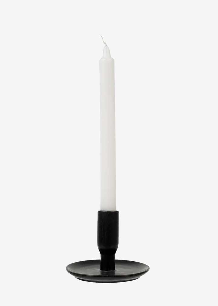 Indaba Boheme Candle Holder Black