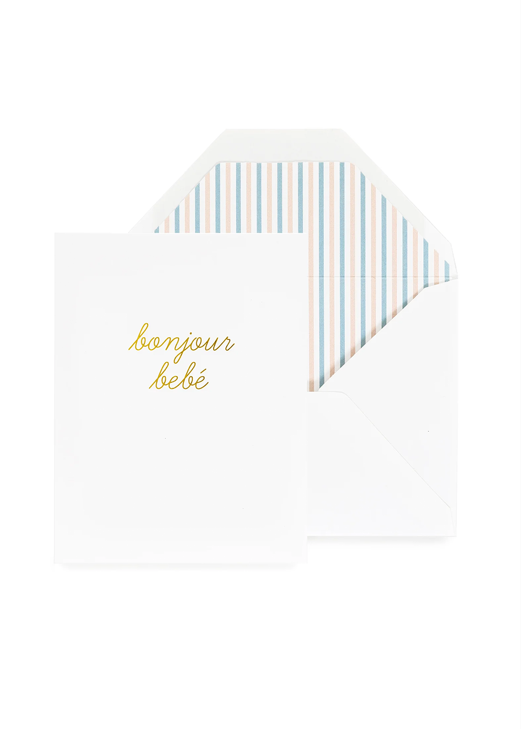 Bonjour Bebe Card