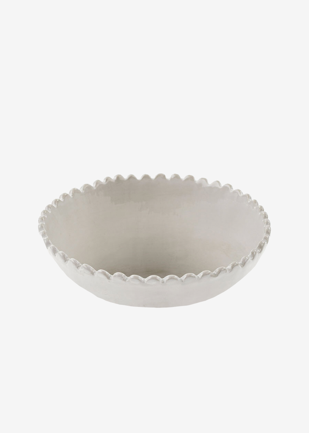 Scalloped Bowl L