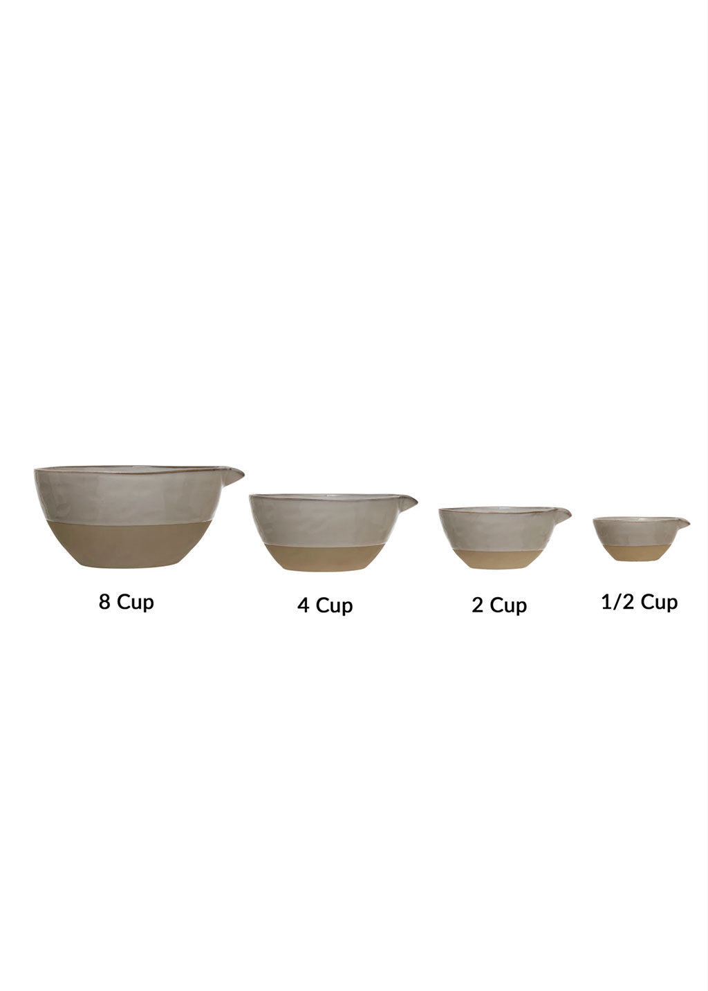 Stoneware Batter Bowls | Set of 4