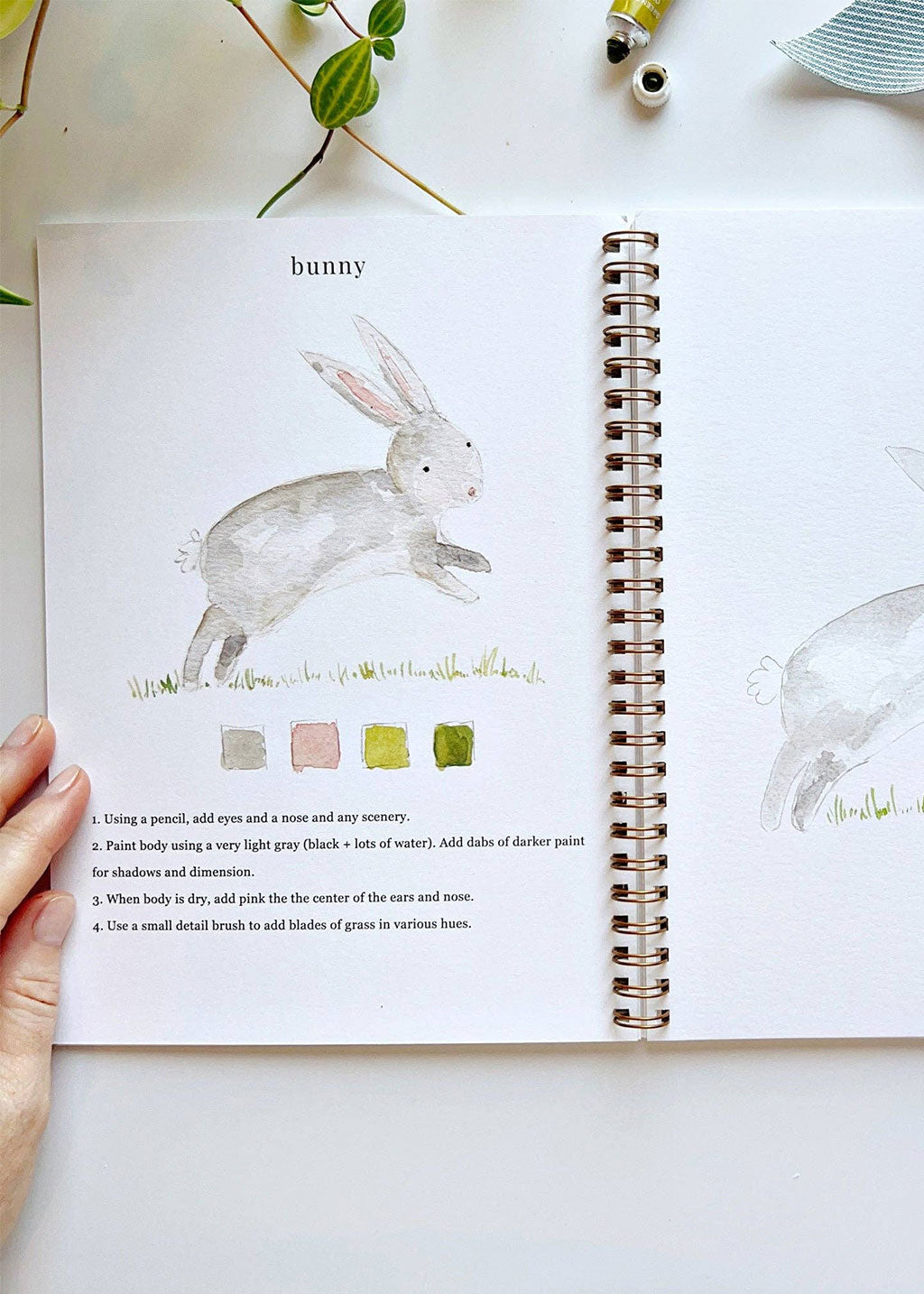 Animals Watercolor Workbook