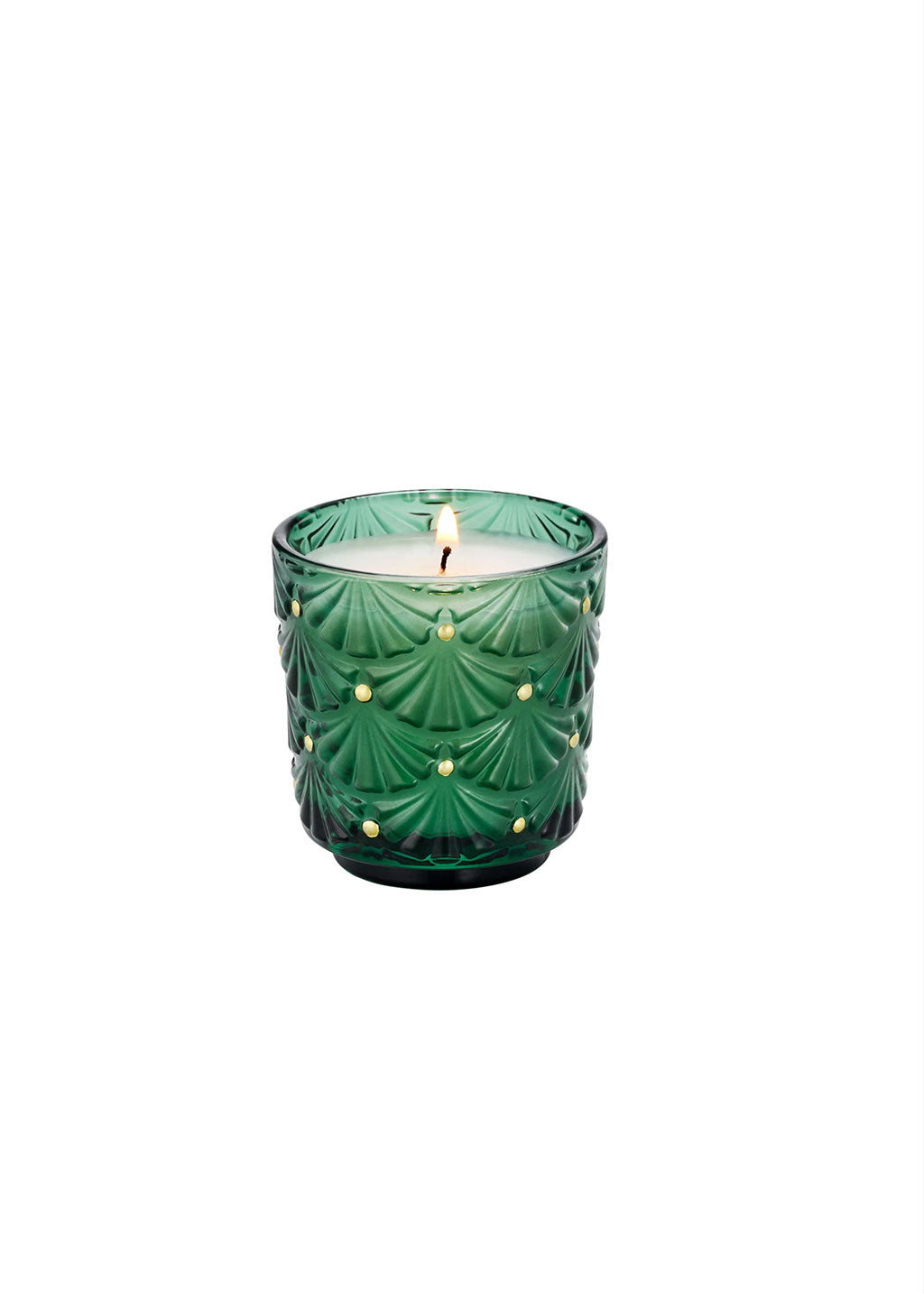 Noble Fir Garland Boxed Pedestal Candle